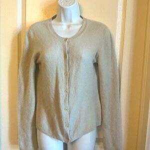 Calvin Klein collection grey cashmere cardigan size medium